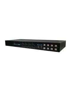 8 Port HDMI KVM Switch with USB KM Synchronization