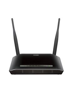 D-Link DSL-2750U Wireless N300 ADSL2 4-Port Dual antenna Router front image