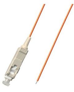 SC UPC Multi mode Fiber Optic Pigtails (62.5125 ) 1Meter Length