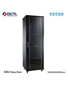 TOTEN 42U Server Rack Cabinet 600x1000mm Glass Door